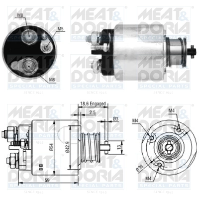 Solenoid Switch, starter